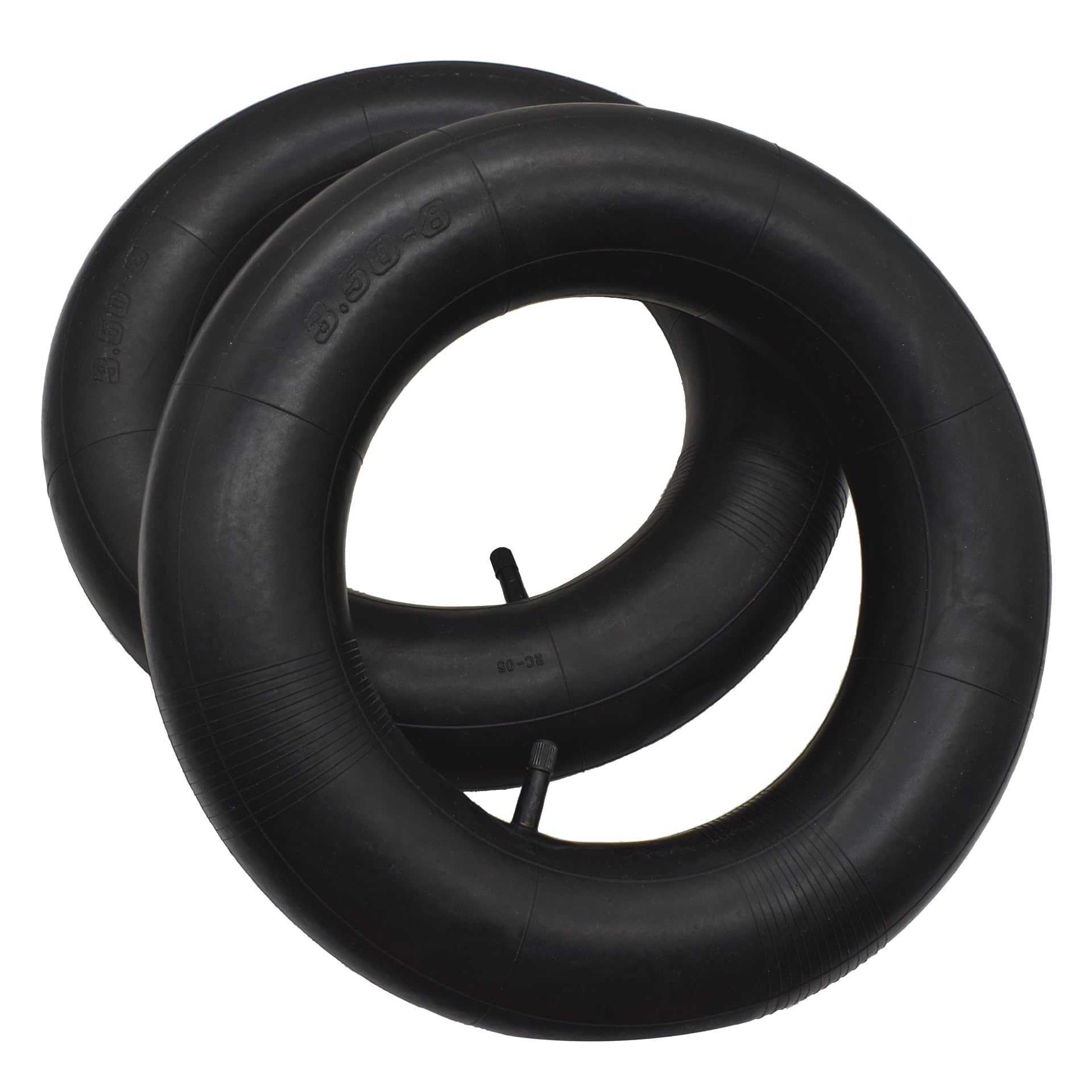 QsEzDo 3.50-8" Heavy Duty Replacement Inner Tube for Dual-Wheel Home Utility Yard Wheelbarrow Garden Cart, 1 Pack, with TR87 Bent Metal Valve Stem (1, 3.50-8) — view 9