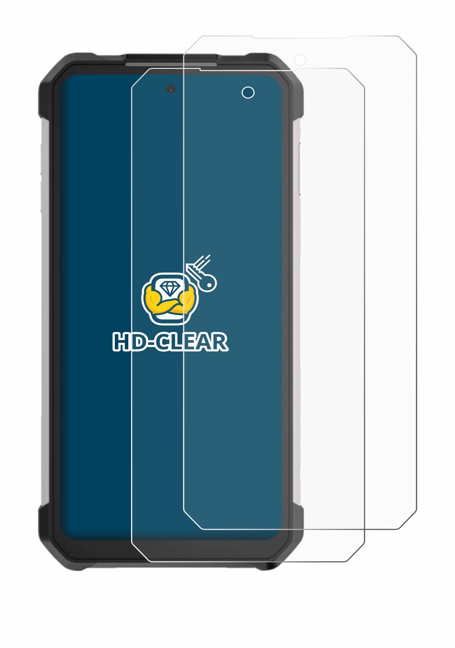 2-Pack Screen Protector for Unihertz Tank 3 Pro - HD-Clear Protection Film