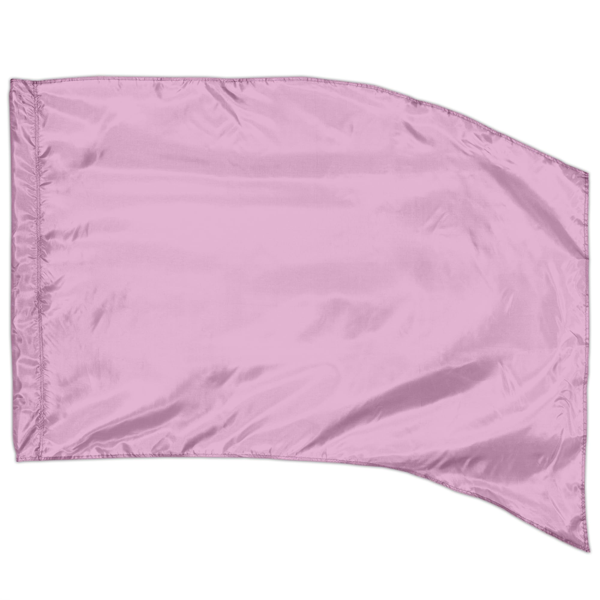 Lavender Color Guard Flag, Curved Rectangle Solid Color Flag for Practice, Made of Easy to Clean Polyester Habutai