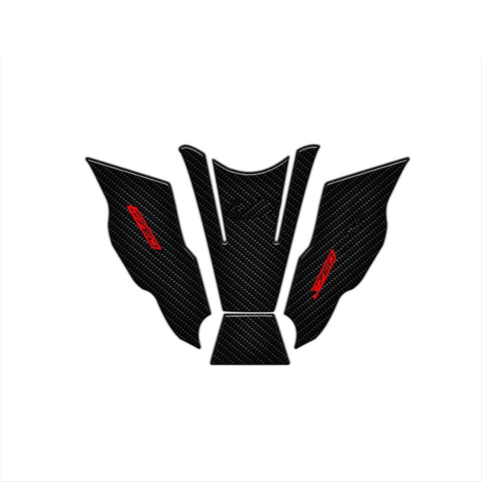 Motorcycle Tank Pad Decal Side Traction Sticker for F750GS F 750GS F850GS 850GS 2018 2019 Carbon-Look(Color15)