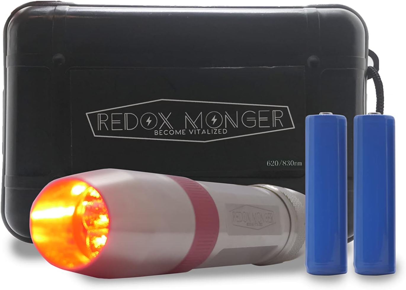 Max Power Tri 3W LED - Red Light Therapy and Infrared Light Therapy Device - Peak Absorption and Optimal Therapeutic Power Wavelengths 620 nm & 660 nm & 820 nm (Red, Deep-Red, Infrared)