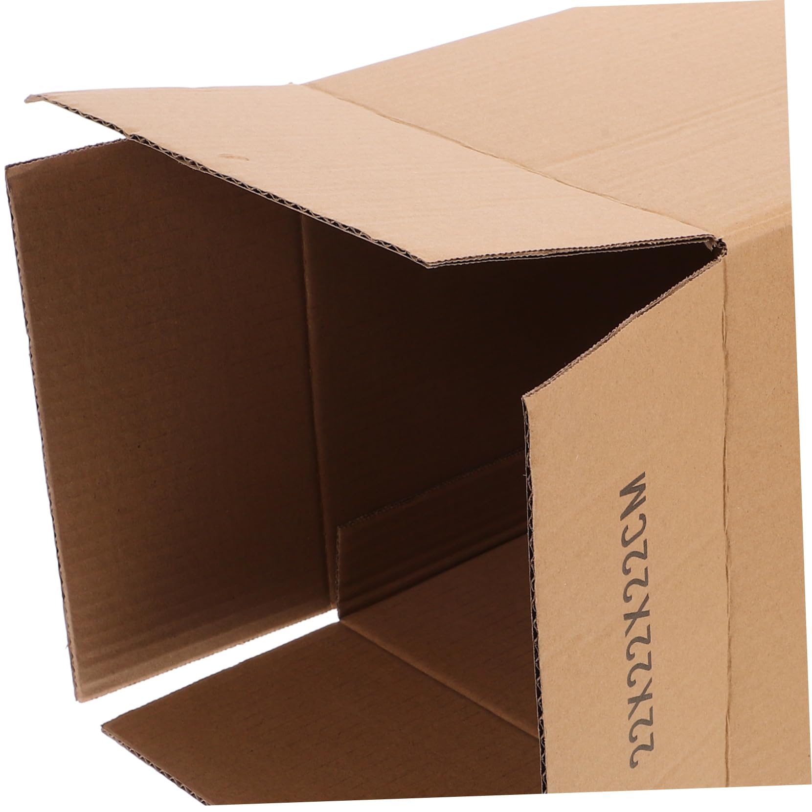 5 Stück Quadratische Umzugskartons aus Papier, Braun | Extra Starke Verpackungskartons, Kleine Kartonboxen, für Packen und Transport