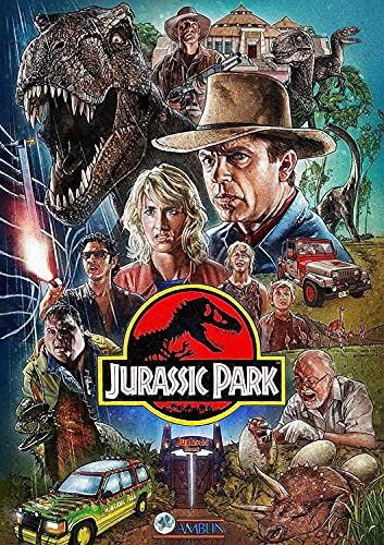 Blue Throat Trident Collection Jurassic Park - Póster clásico de 12 x 18 pulgadas