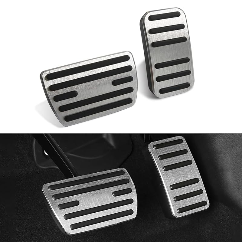 Kit de capas para pedais de freio e acelerador Honda em alumínio GZJUNFUGJ GS004-SV