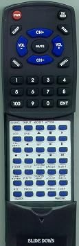 استبدال جهاز التحكم عن بعد لـ PANASONIC PVD4733S و PVD4743SK و PVD4633S و PVD4743S و LSSQ0375
