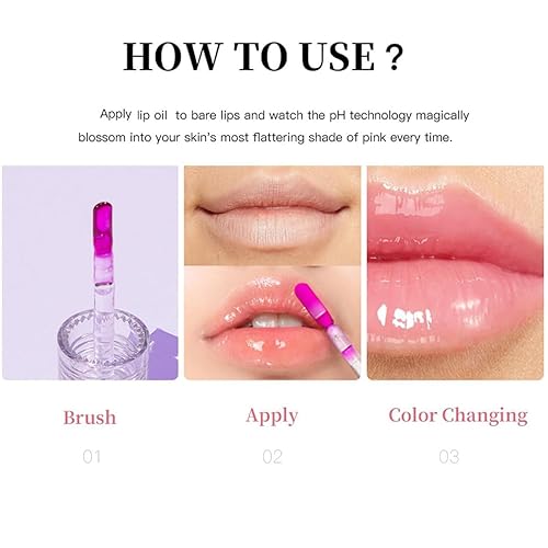 Miniatura 7 de KCRPM Boss Up Cosmetics Aceite de labios que cambia de color, aceite de labios Boss Up, aceite de labios Boss Up, aceite de labios hidratante