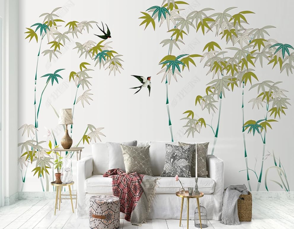 Papier Peint Intissé Dracaena Sanderiana Poster Géant Mural pour Salon et Chambre 150x105cm