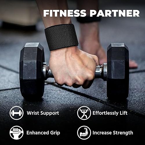 Miniatura 5 de WSAKOUE Correas de elevación, correas de levantamiento de pesas, correas de peso muerto con neopreno acolchado para levantamiento de potencia,