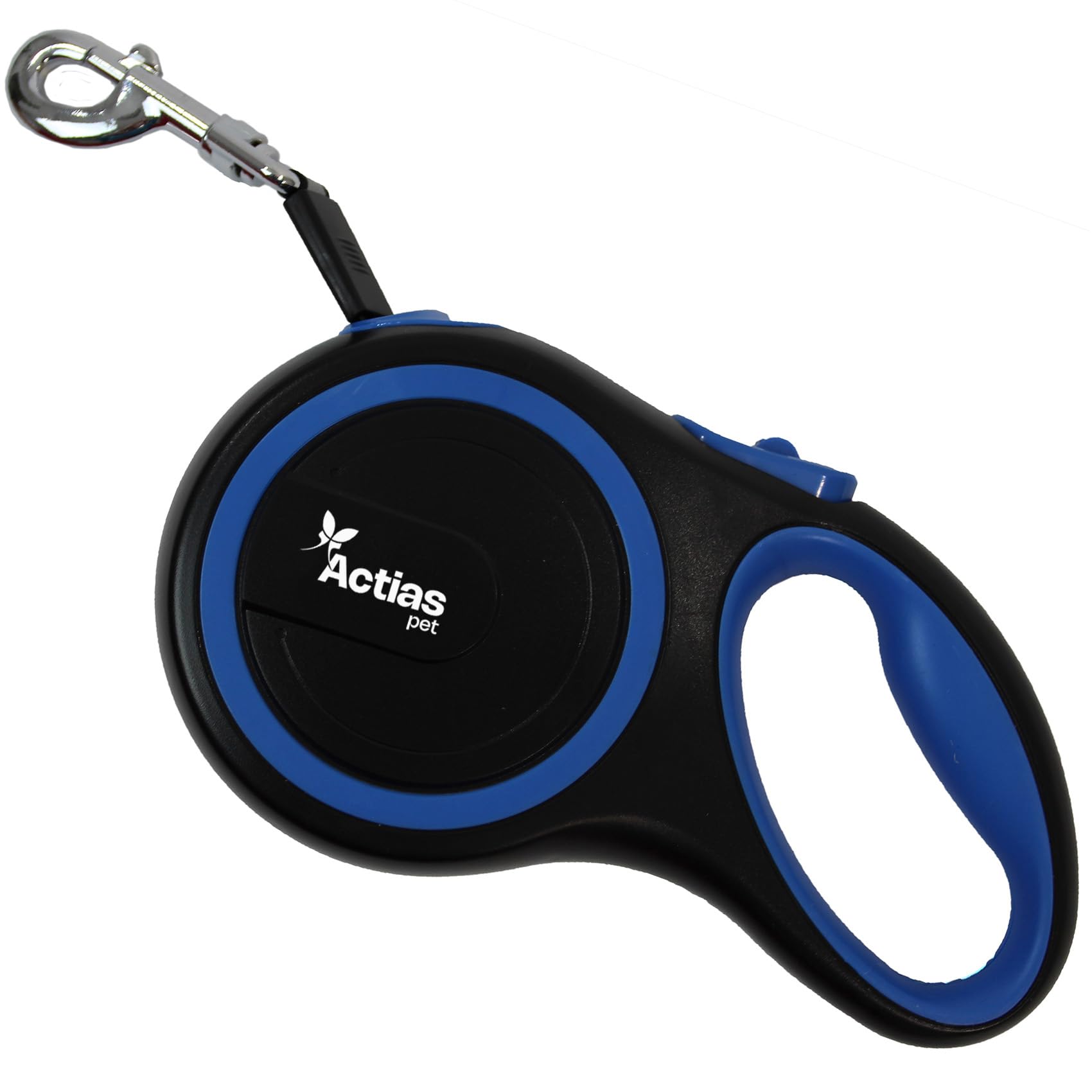 Actiaspet Retractable Dog Lead Training Pet Leash 5m or 8m Max 50kgs Extendable (Blue, 8m)