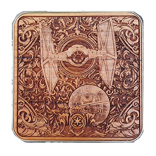 Wood Wireless Charger Pad, Desk Charging Station for iPhone and Android QI...