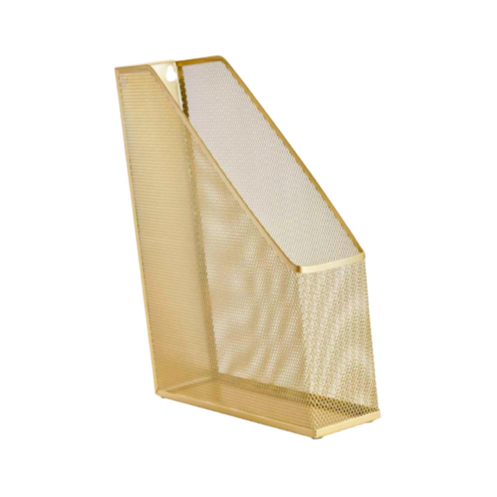 Oshhni Desk File Organizer Business Office Supplies Single Slot File Box Vertical File Holder