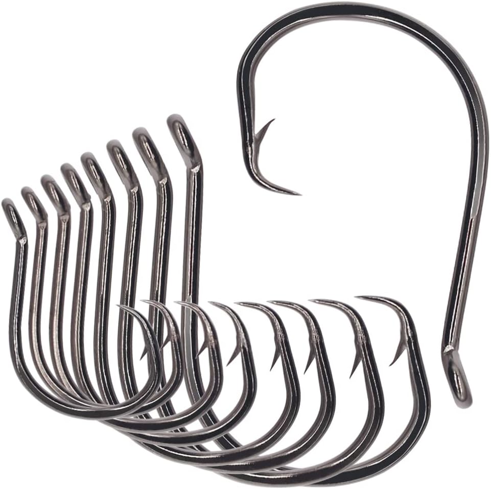 Circle-Hooks-Fishing-Equipment-Octopus-Hooks-Saltwater-50 Pack 1/0 –8/0