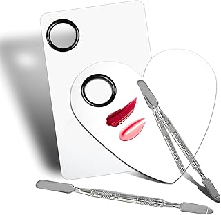 Paleta de mezcla de maquillaje de acero inoxi...