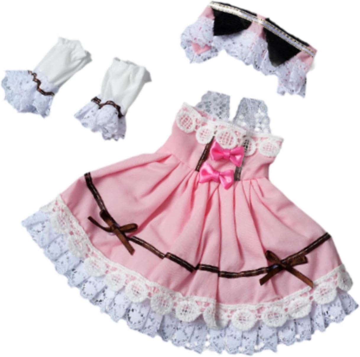 1:6 Dress Set Cosplay Costume Hair Accessories