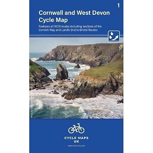 Cornwall &amp; West Devon Cycle Map 1 (Cycle Maps UK)