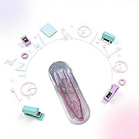 Vista 7 de Juego de herramientas prácticas de inserción y extracción de lentes de contacto moradas, suministros de equipo práctico para estudiantes