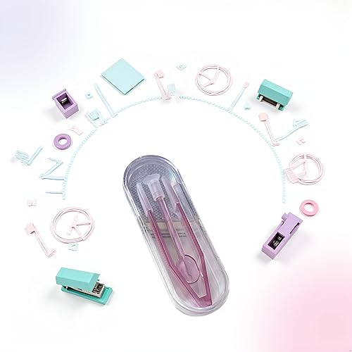 Miniatura 7 de Juego de herramientas prácticas de inserción y extracción de lentes de contacto moradas, suministros de equipo práctico para estudiantes,