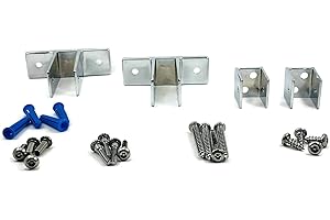 Panel Pack-2 Restroom Partition Hardware Kit