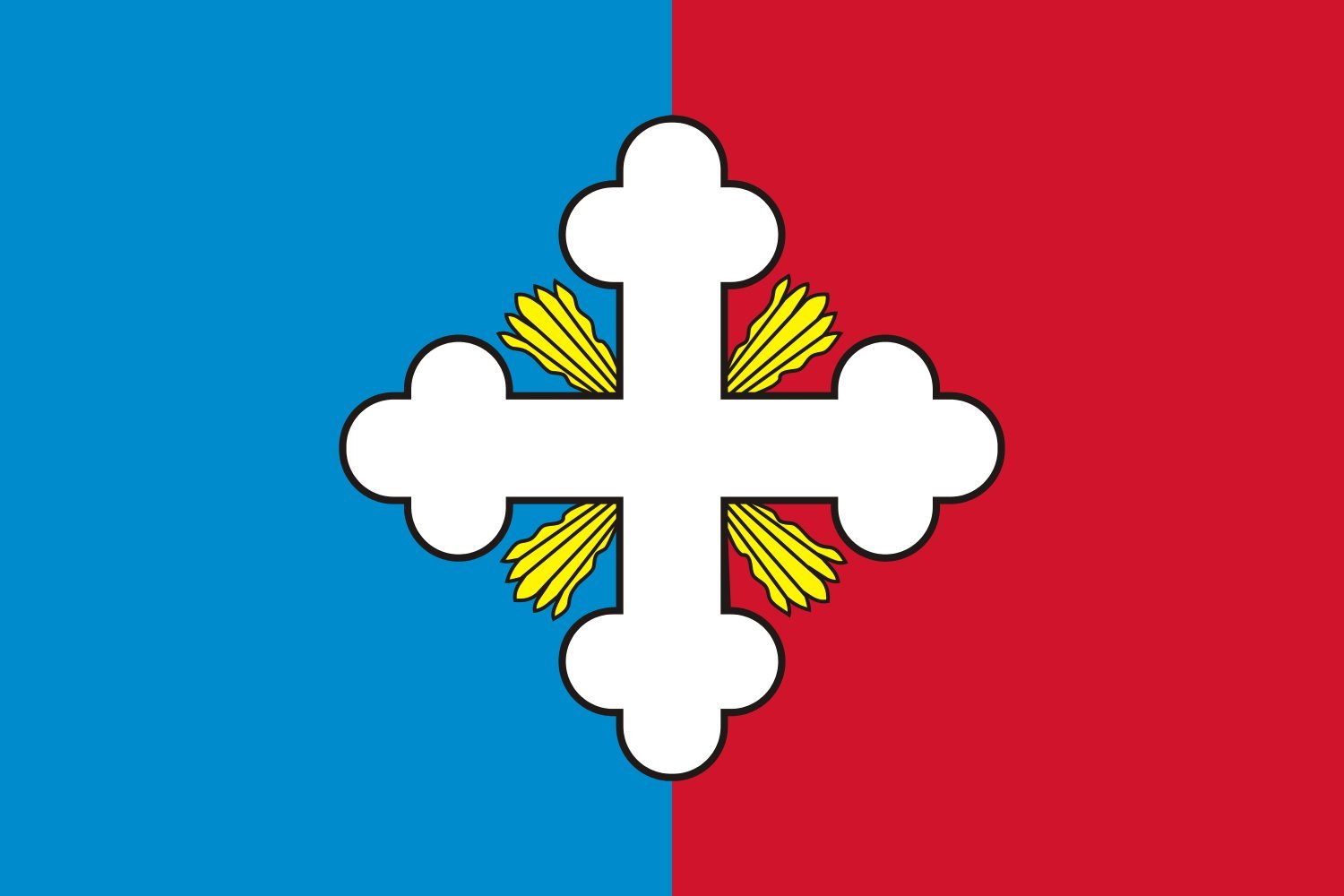 Drapeau Budyonnovsk Stavropol en textile de qualité supérieure avec œillets renforcés