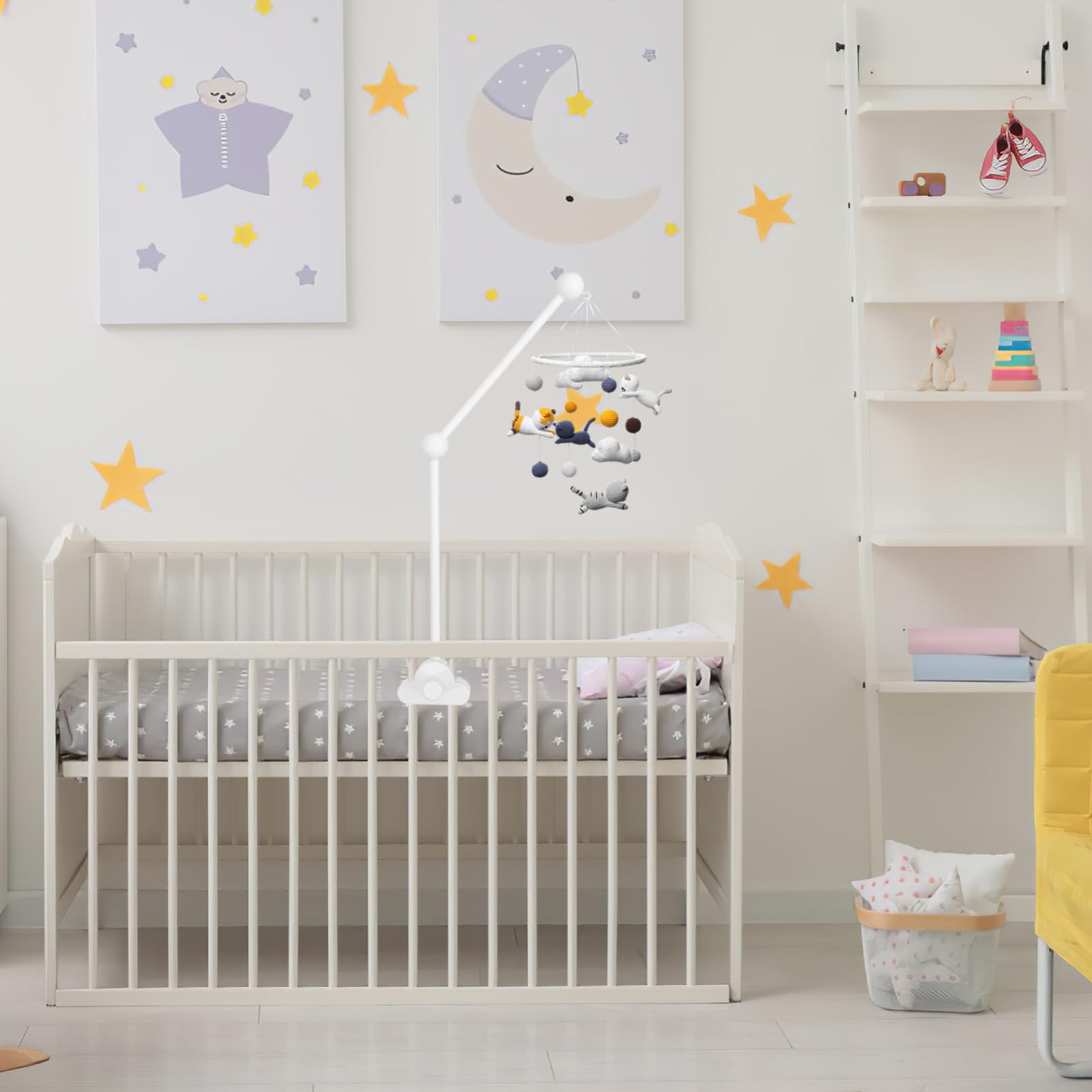 Cloud Mobile Halterung für Kinderbetten und Aluminiumlegierung