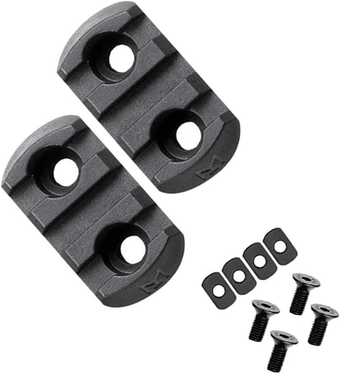 Gotical Multi Slots Mlok to Picatinny Rail Adapter Set of 3 slot Ar Picatinny Rail System