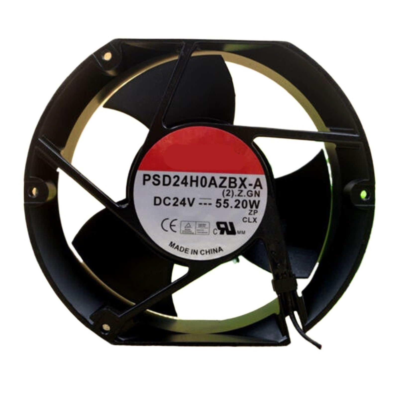 Ventilateur de refroidissement DC 24V 170x150x51mm extracteur d'air pour boîtier 2 fils