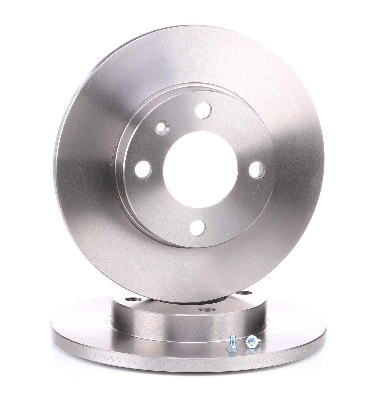 2x BOSCH Disco de freno Delantero Ø239mm Altura: 35,2mm Espesor: 12mm Corona de Agujeros - Ø: 100mm macizo 0 986 478 011