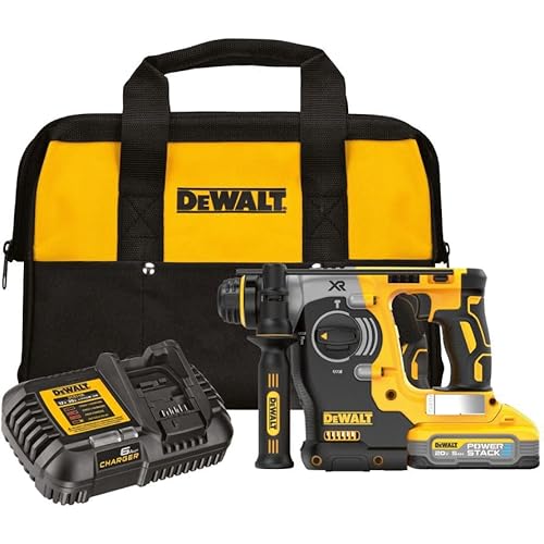 DEWALT 20V MAX Rotary Hammer, Cordless, Battery and Charger Included (DCH273H1)