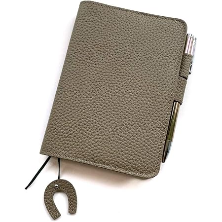 Amazon ほぼ日手帳対応 文庫サイズ ブックカバー ペンホルダー付 手帳本体は付きません レッド ブックカバー 文房具 オフィス用品