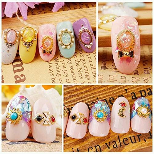 Cameo Crushed Sea Ice Mylar Shell Glitter Podwer Irregular Manicure Acrylic Nail Glitter Powder Orange Red 11