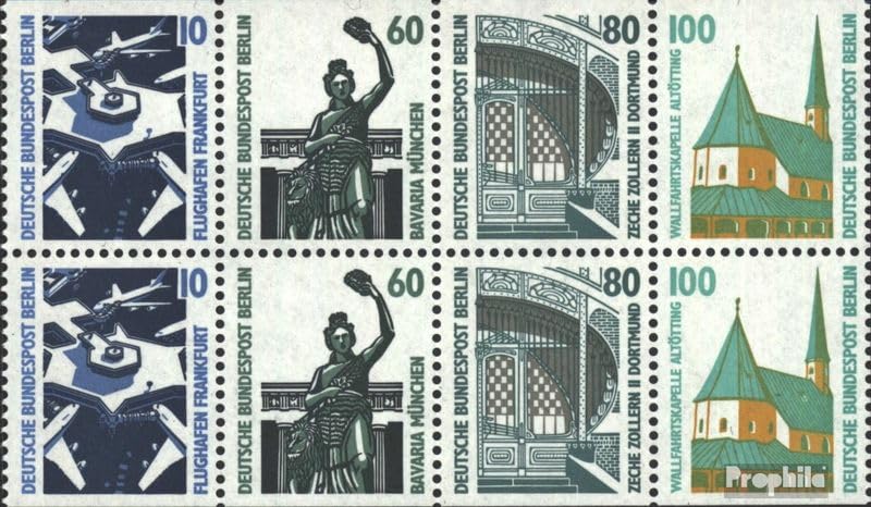 Sellos de Berlín hbl23 de lugares de interés usados 1989