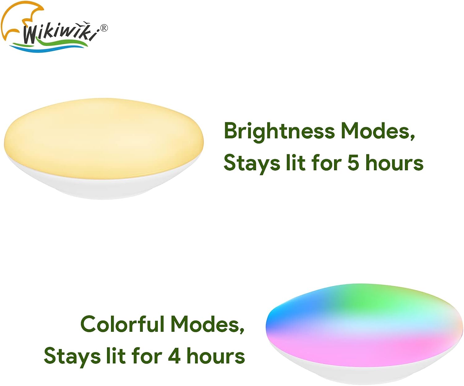 Wikiwiki Light for Umbrella Patio Umbrella Lights Outdoor 8 Colorful Modes 3 Brightness LED Light - High Lumen for Camping, Tents, Yard, or Indoor Use - - 