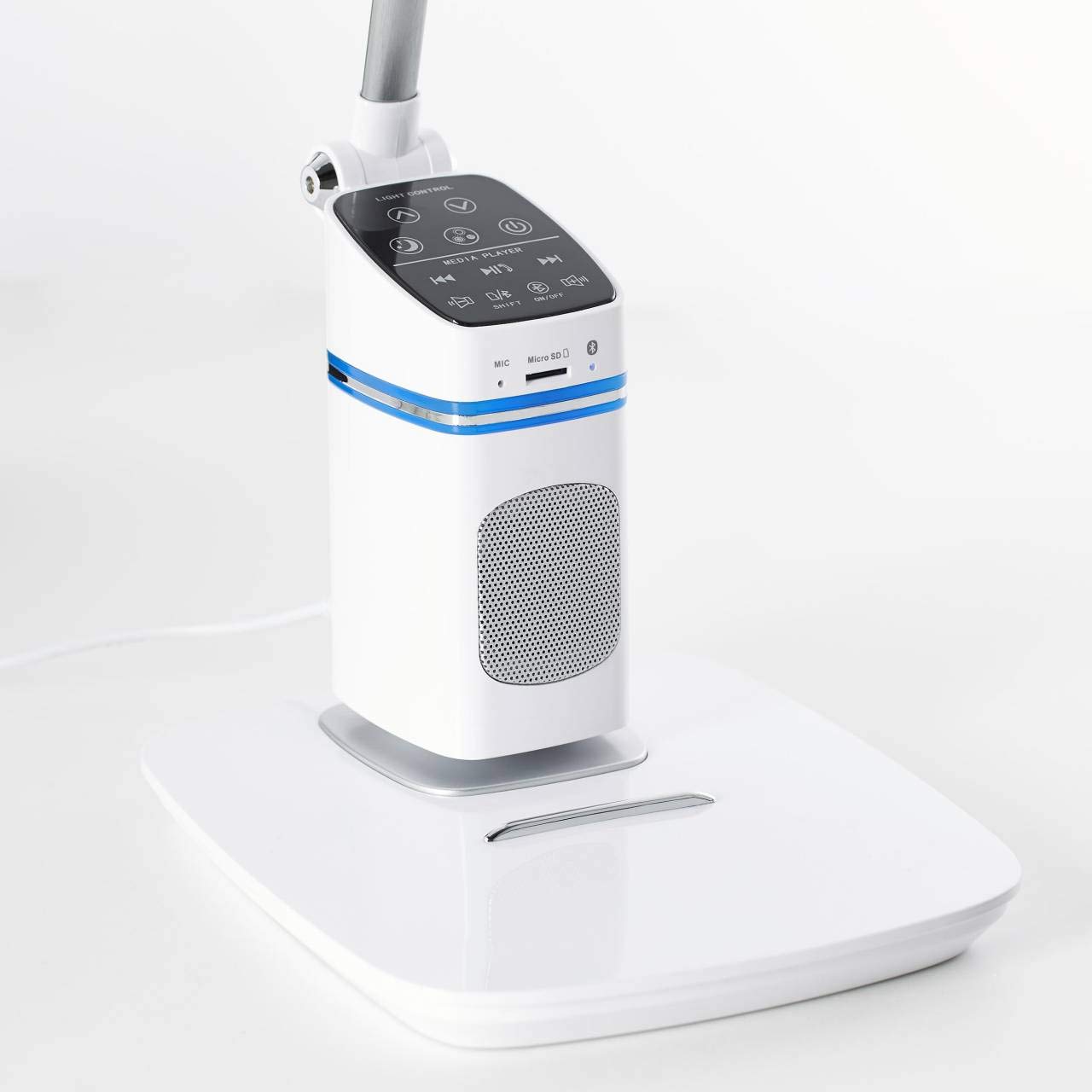 Brilliant Rubia Lámpara de Mesa, 10 W, Blanco