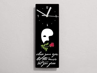 Phantom of the Opera Quotes - Close your eyes, let the music set you free - Wall Clock