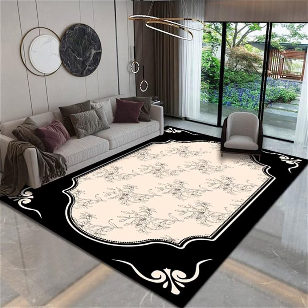 Tapis balcon extérieur et intérieur 140x200cm au design artistique unique
