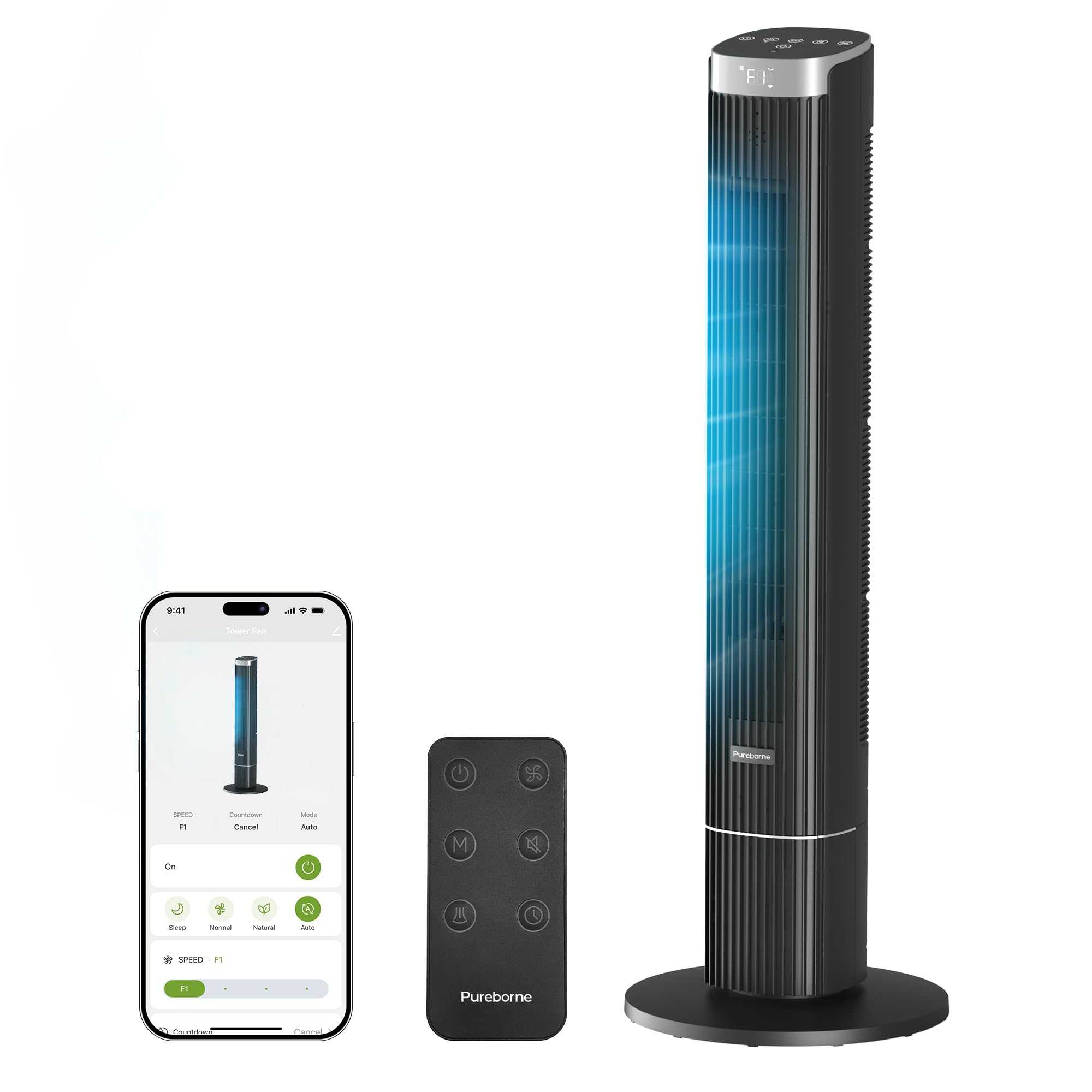 Pureborne 42 Tower Fan