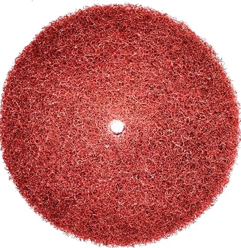 Image of 2 Pack 10 inch x 5 /8 inch Medium (AMED) High Strength Non-Woven Buffing, Blending, Cleaning, Light Deburring & Finishing Discs, 05317, Pack of 2