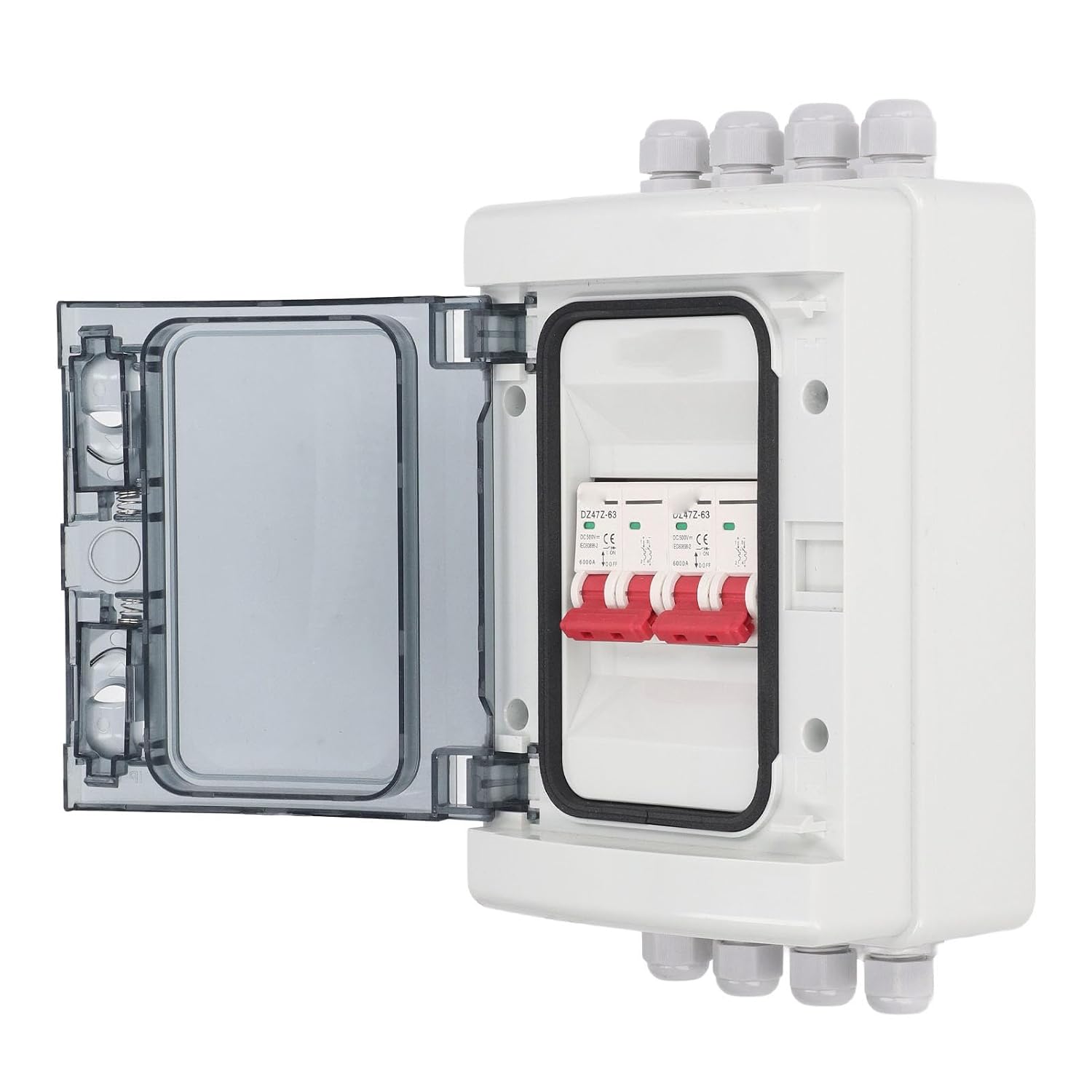 Solar PV DC Bus Circuit Breaker, Overvoltage, IP65 Suitable for Solar Panels (63A)