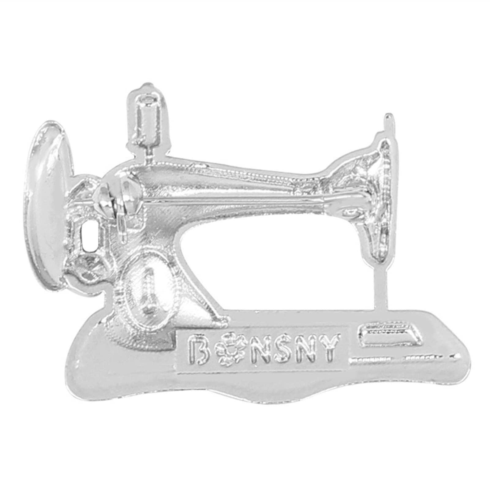 Broche Métal émaillée Avec Strass - Dimensions 4,5 X 2 Cm - Occasion, Très Bon état