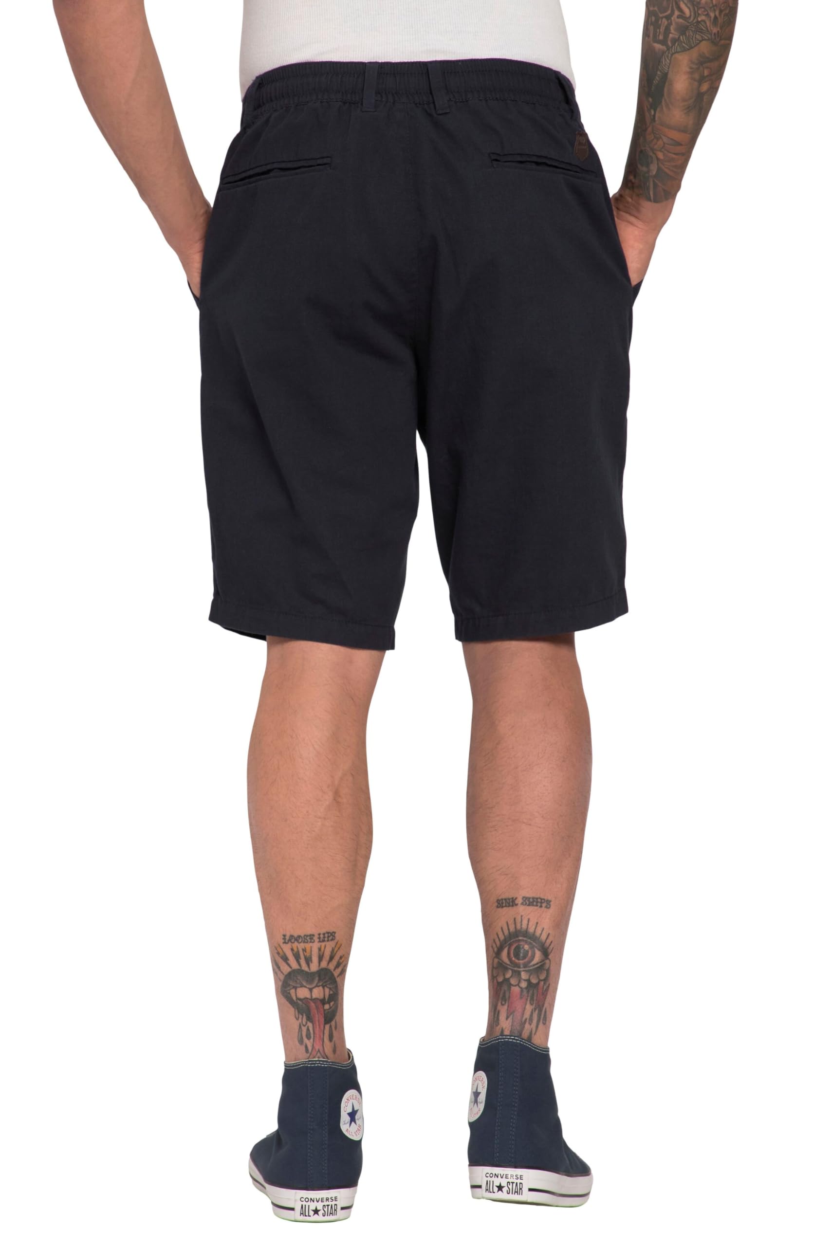 JP 1880 Herren große Größen Übergrößen Menswear L-8XL Bermuda, Leinenoptik, legere Passform, Elastikbund 815197