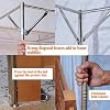 Heavy Duty Metal Four Poster Canopy Bed Frame with Post Poles, Twin Full King Size, Sturdy Support for Bedroom