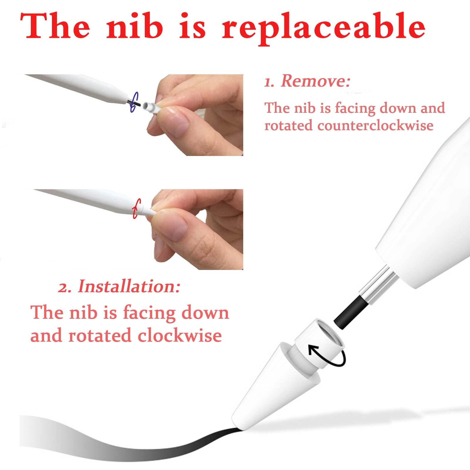 Amazon.com: 4096 Stylus Pen Pencil for Apple iPad 10th-6th (2018