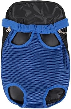 Leconpet Pet Carrier Backpack, Legs Out Adjustable Pet Front Cat Dog Carrier Backpack, Easy-Fit Dog Travel Backpack Carrier for Hiking Camping for Small Medium Puppies Cats S, Blue
