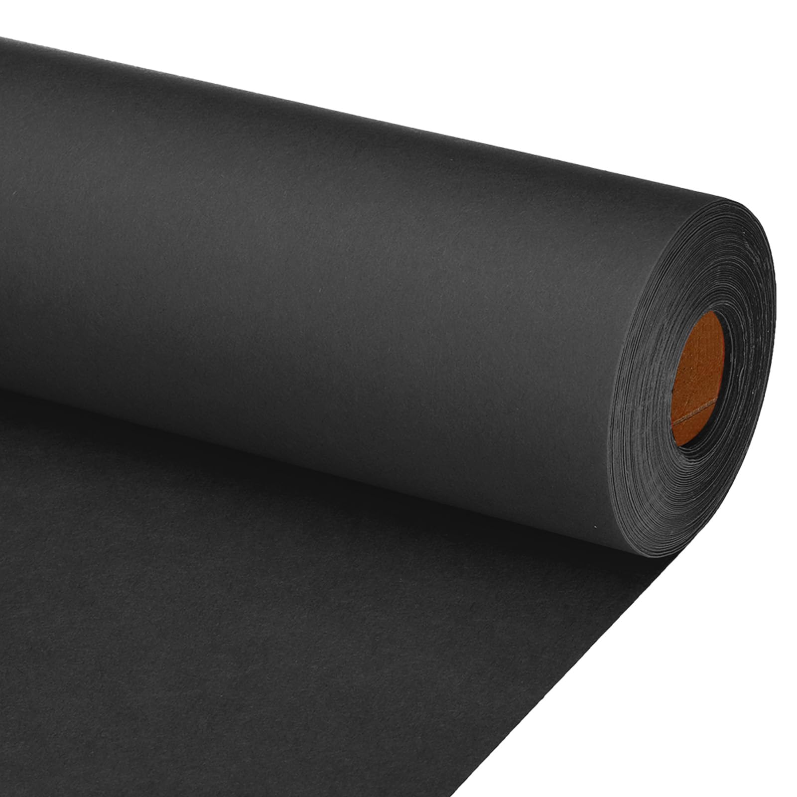 PATIKIL Papier Cadeau Papier d'Emballage 50cm x 30M Rouleau de Papier Noir
