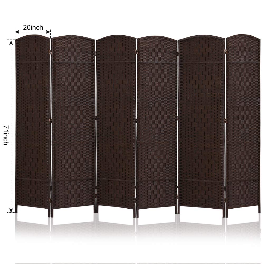 Buy JOSTYLE Room Divider 6ft. Tall Extra Wide Extra Wide Privacy Screen