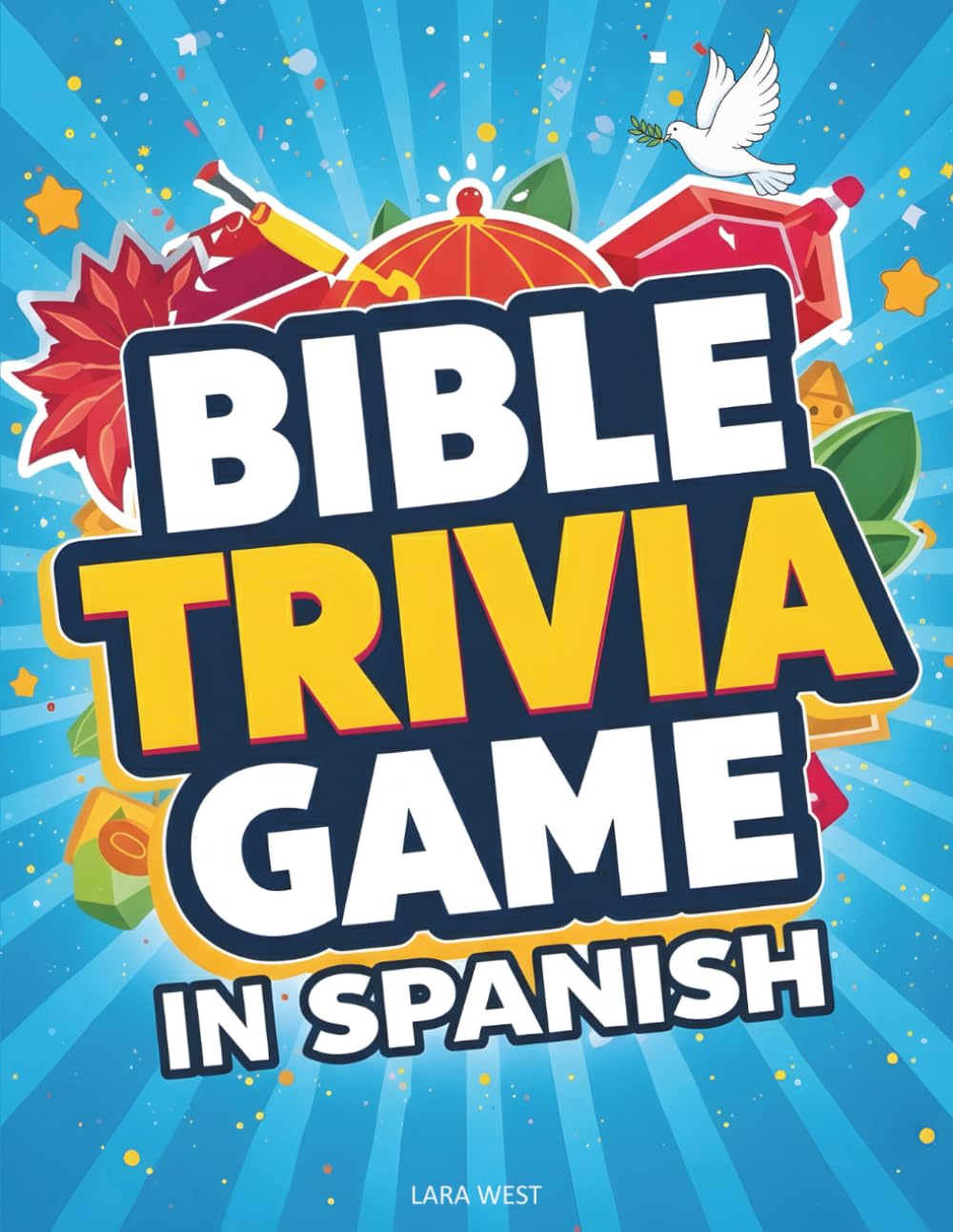 Bible Trivia Game IN SPANISH: Trivias Biblicas en Español - Large Print Book with +500 Multiple-Choice Questions and Answers, Quizzes, and Bible ... Teens, Youth, and Family on Scripture Study.