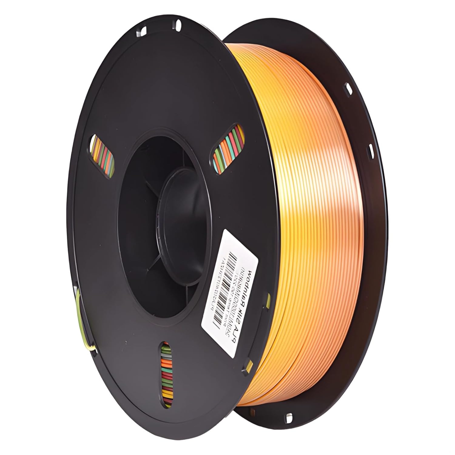 Silk Rainbow Pla Filament 1.75Mm, Multicolor, +/-0.03Mm Dimensional Accuracy, 1 Kg Spool for Most 3D Printers, 7.8 X 7.8 X 2.4 in