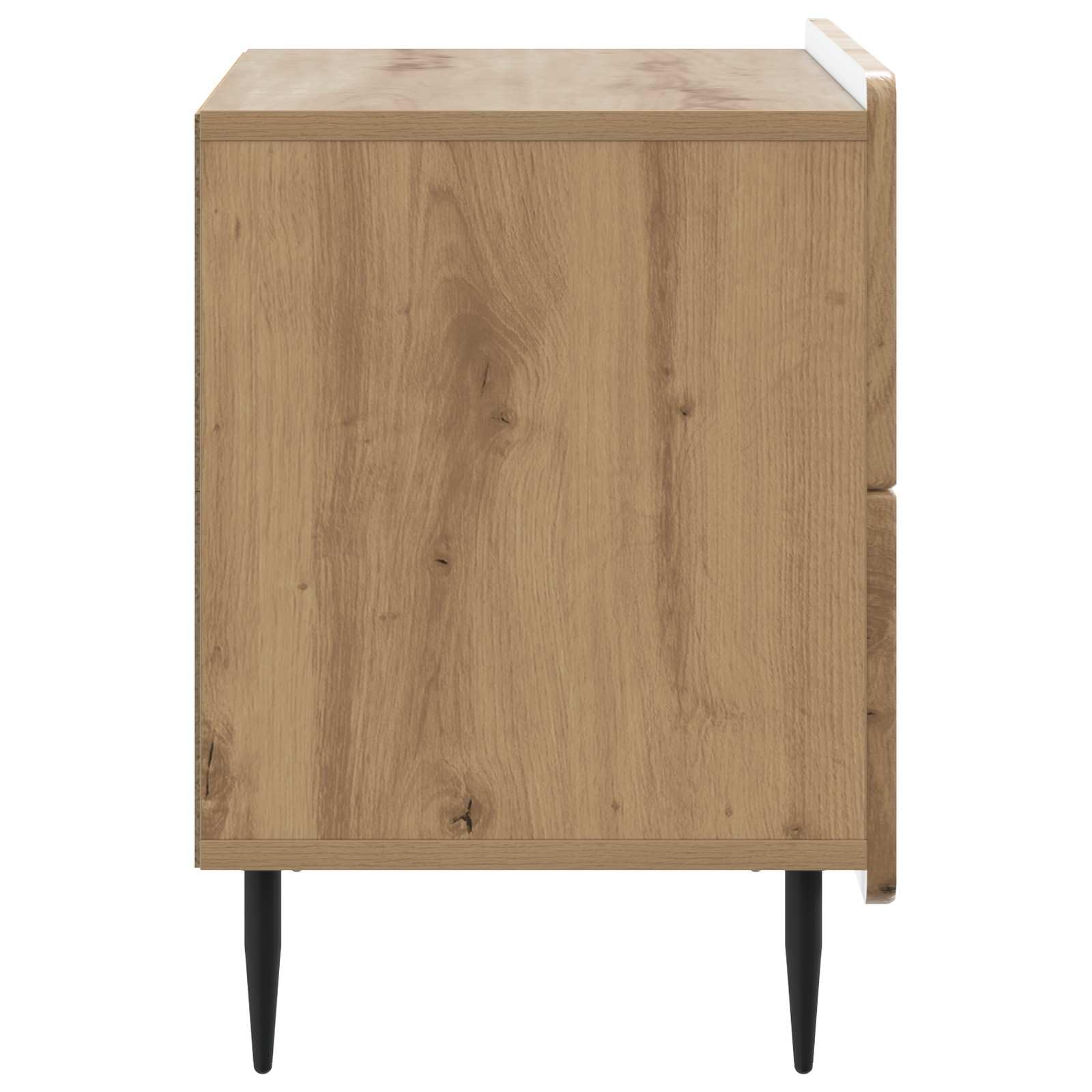 Table de chevet en bois ingénierie 62 x 34,5 x 49,5 cm