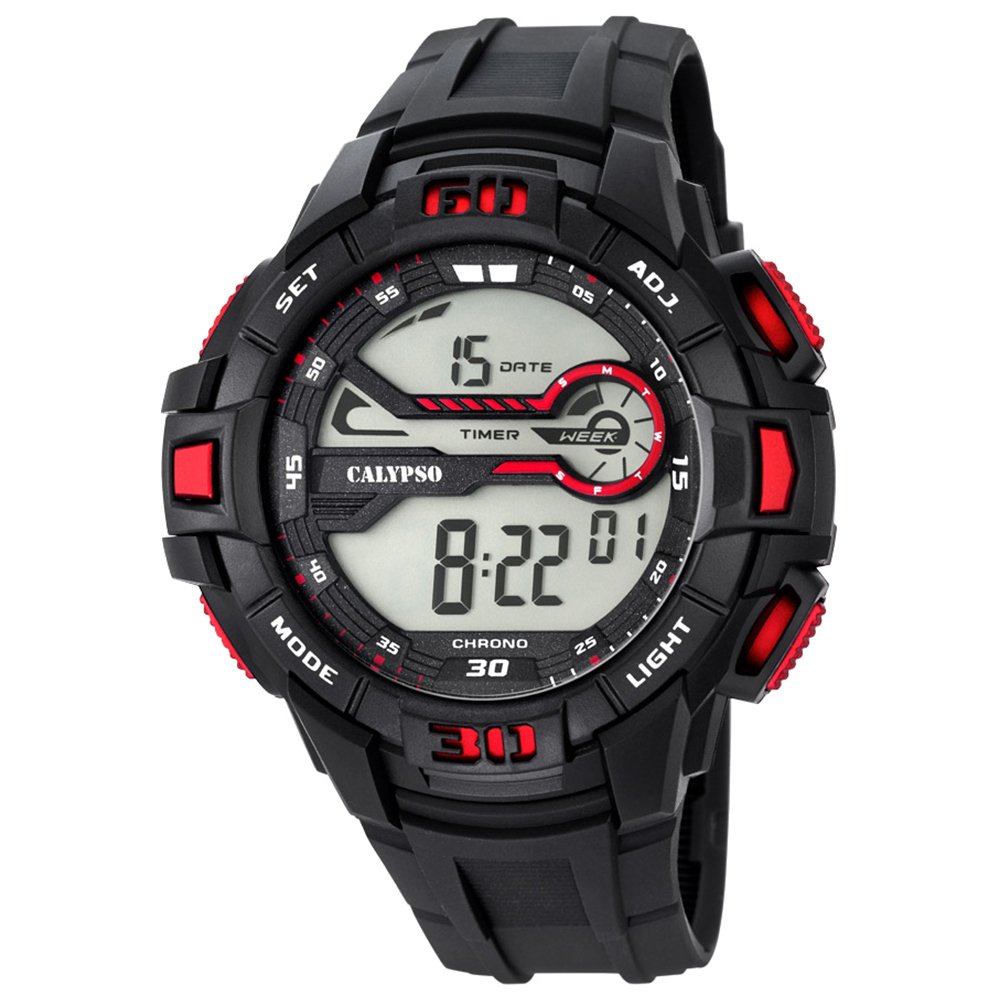Calypso Orologio Digitale Donna K5677, Al Quarzo, Cassa In Plastica E Cinturino In Poliuretano, Cronografo E Sveglia, Colori Variabili - 4