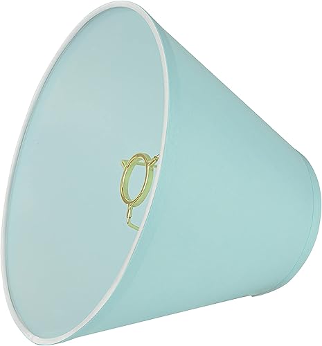 Miniatura 10 de Aspen Creative 59104A, Empire Uno - Persiana de lámpara, gris, 5 pulgadas superior x 10 pulgadas inferior x 8 pulgadas de altura inclinada,